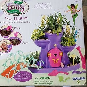 my fairy garden tree hollow